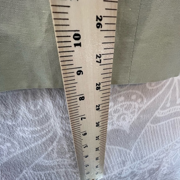 LANDS END LINEN BLEND BLAZER JACKET 10P 10 PETITE M/L SHORT QUALITY 477 - Picture 7 of 16